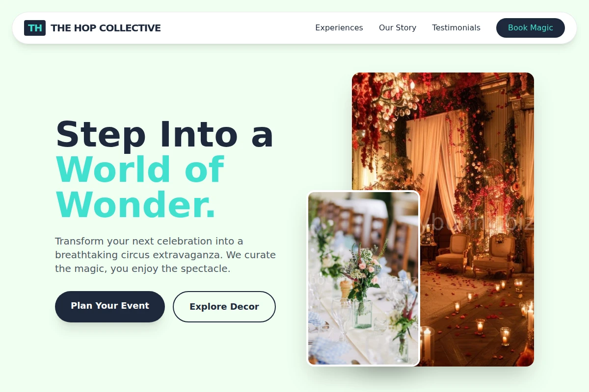 Circus Event Decor